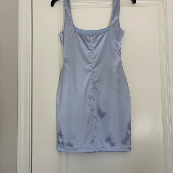 Fashion Nova Lilac Mini Silk Dress - Picture 4 of 8